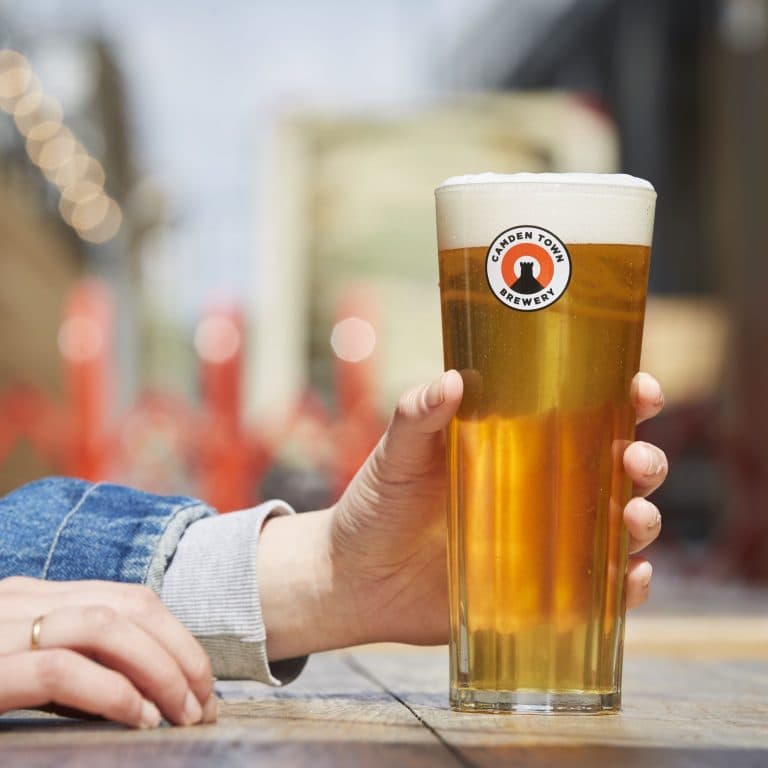 Cover Image for Buy 1 get 1 free on a pint of Camden Hells at The Barley Mow